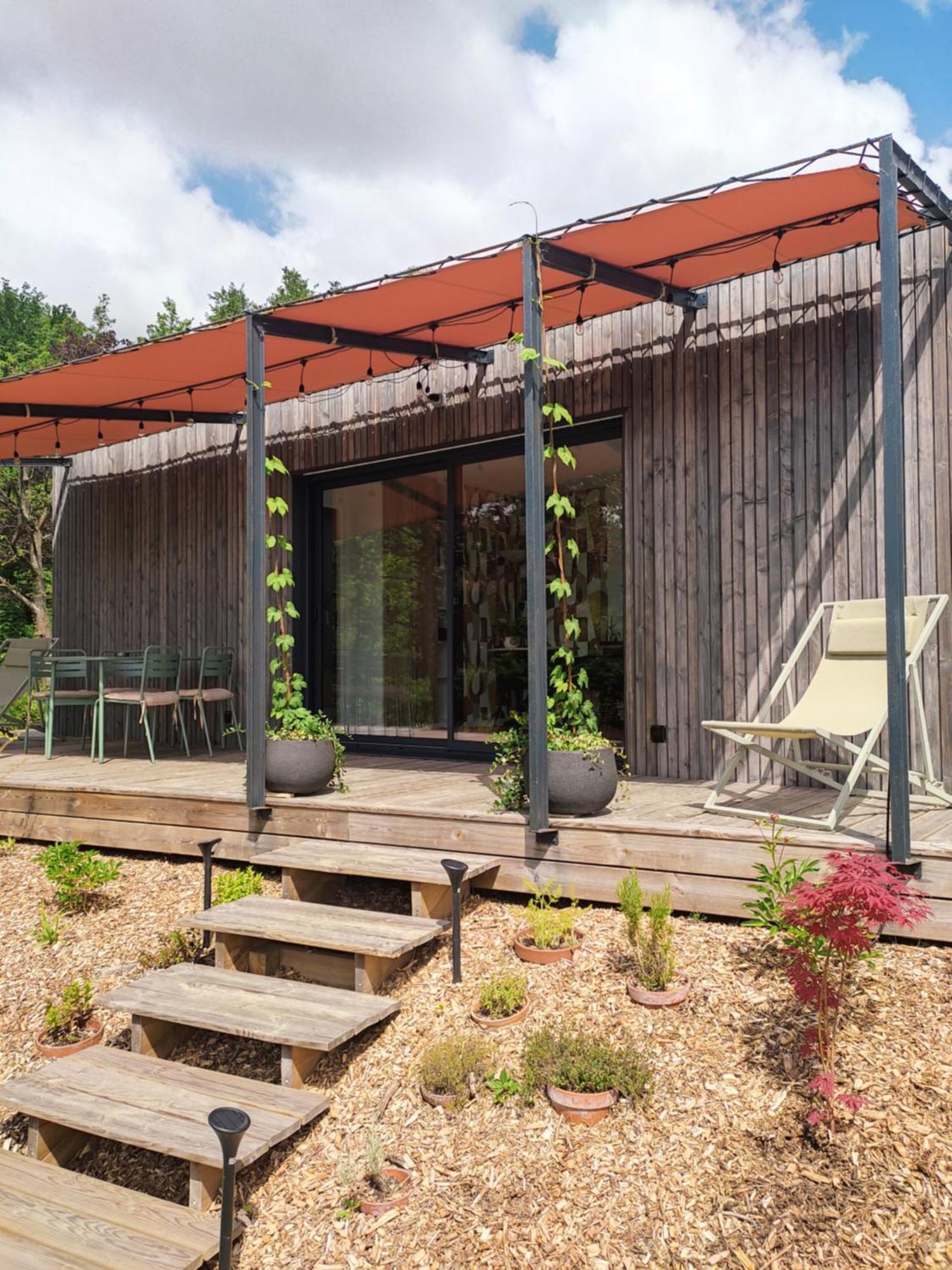 L'Ermitage - L'Ecolodge Des Monts Des Flandres - Au Coeur De 800M2 De Jardin Prive Saint-Jans-Cappel Ngoại thất bức ảnh